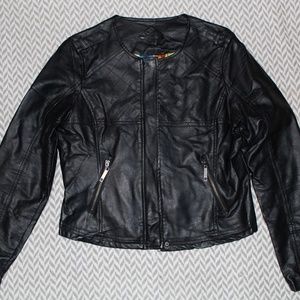 Faux Leather Jacket